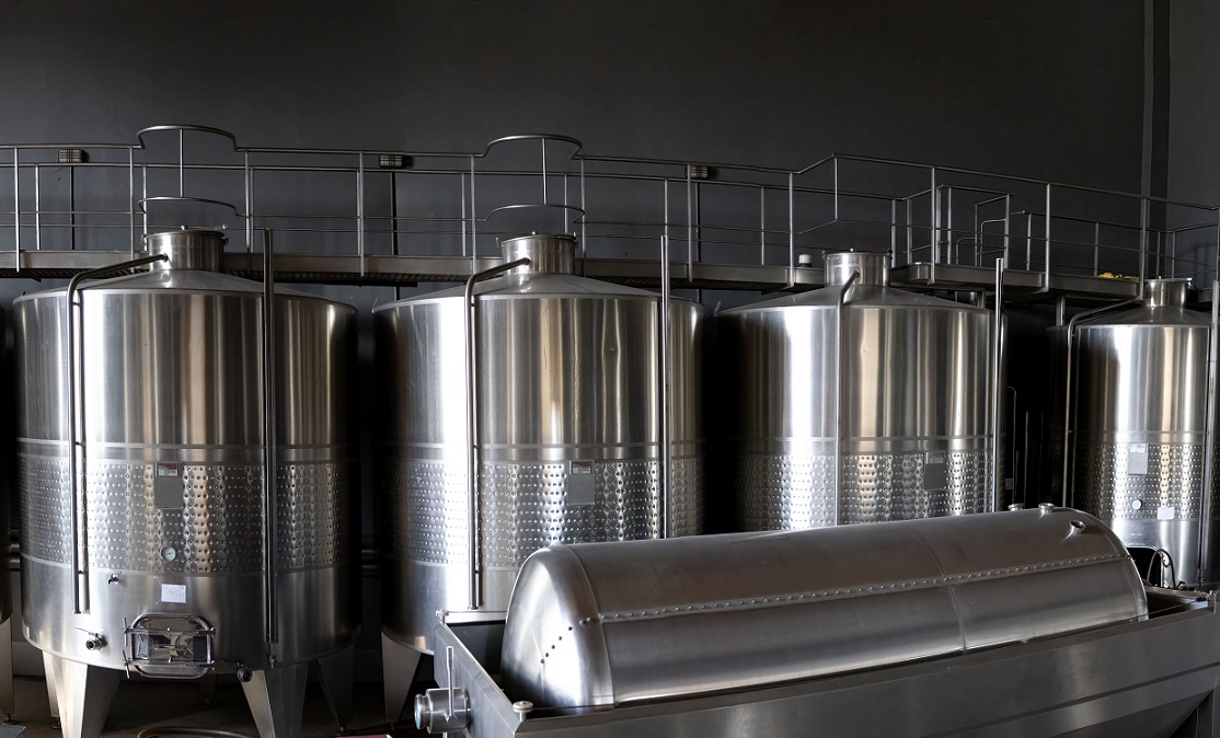 tanques producción vino